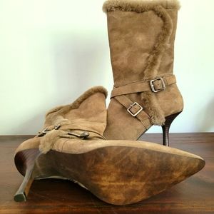 Anne Klein Suede Boots